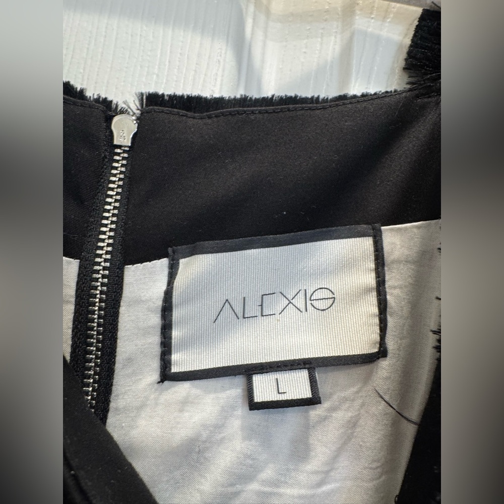 ALEXIS Bijou Knit Tassel A-line Mini Dress - Picture 6 of 6
